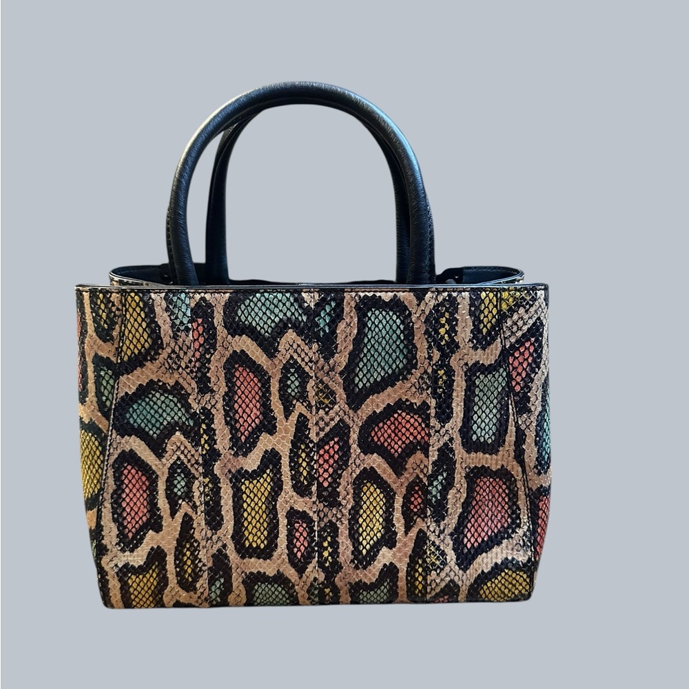 Fendi 2Jours tote bag in multicolor python with b… - image 2